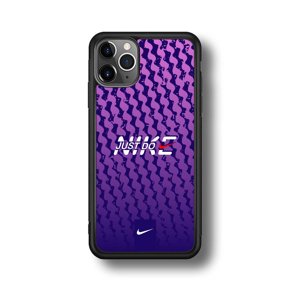 Nike Beast Mode iPhone 11 Pro Case-Rubber Black (2D Case)-Oxvistore