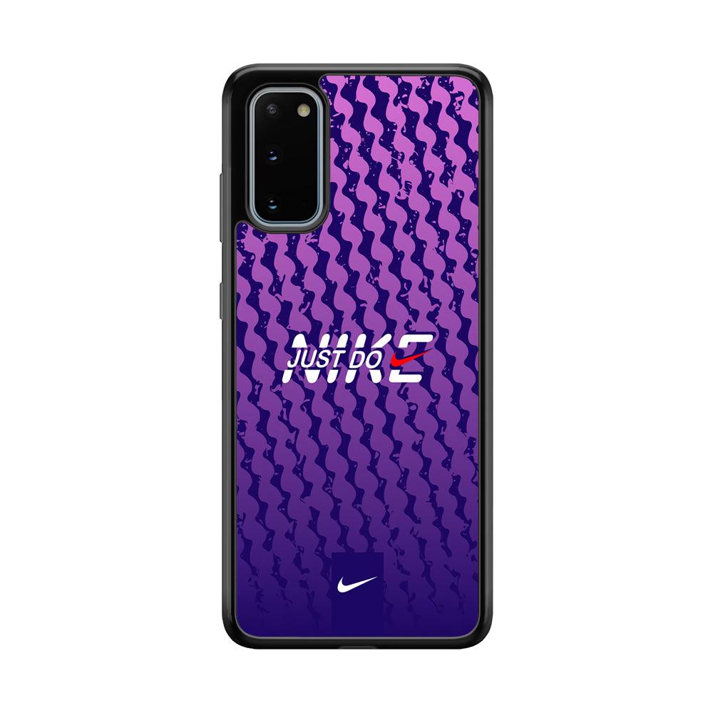 Nike Beast Mode Samsung Galaxy S20 Case-Rubber Black (2D Case)-Oxvistore