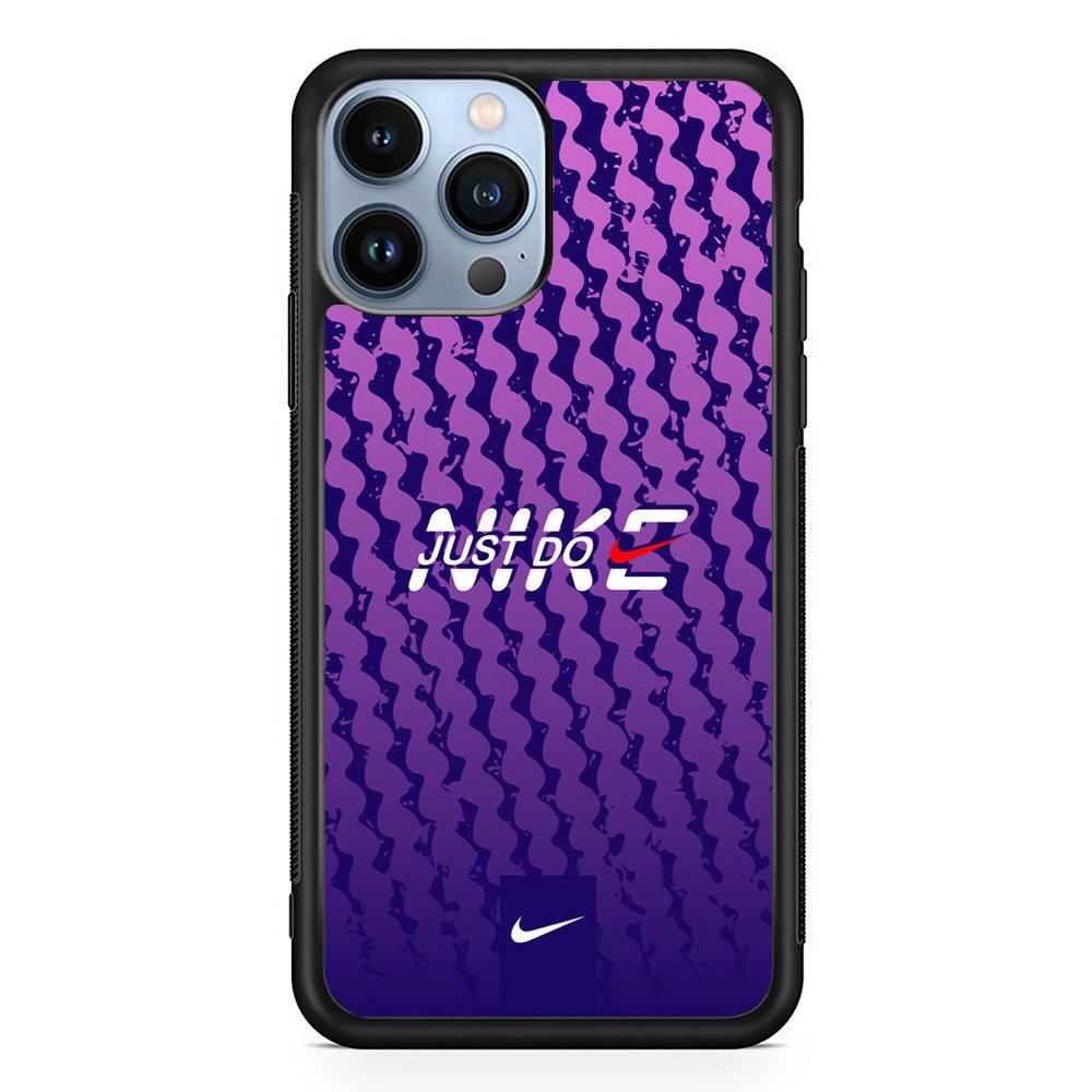 Nike Beast Mode iPhone 14 Pro Max Case-Rubber Black (2D Case)-Oxvistore