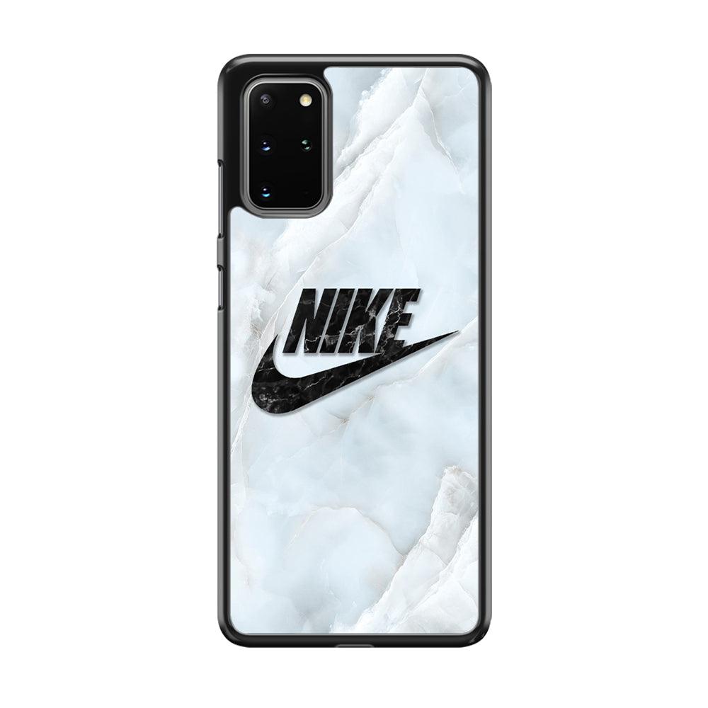 Nike Black Pearl on Shell Samsung Galaxy S20 Plus Case-Rubber Black (2D Case)-Oxvistore