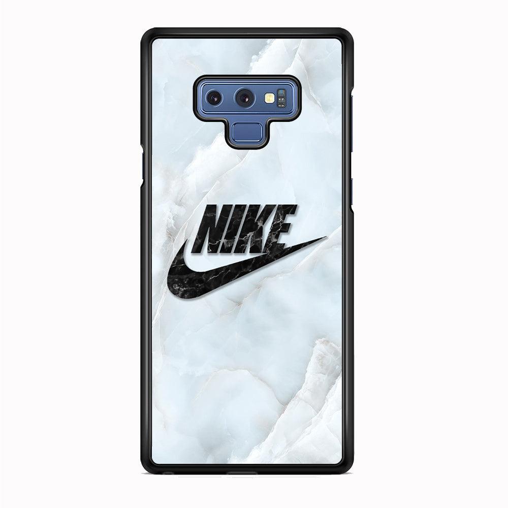 Nike Black Pearl on Shell Samsung Galaxy Note 9 Case-Rubber Black (2D Case)-Oxvistore