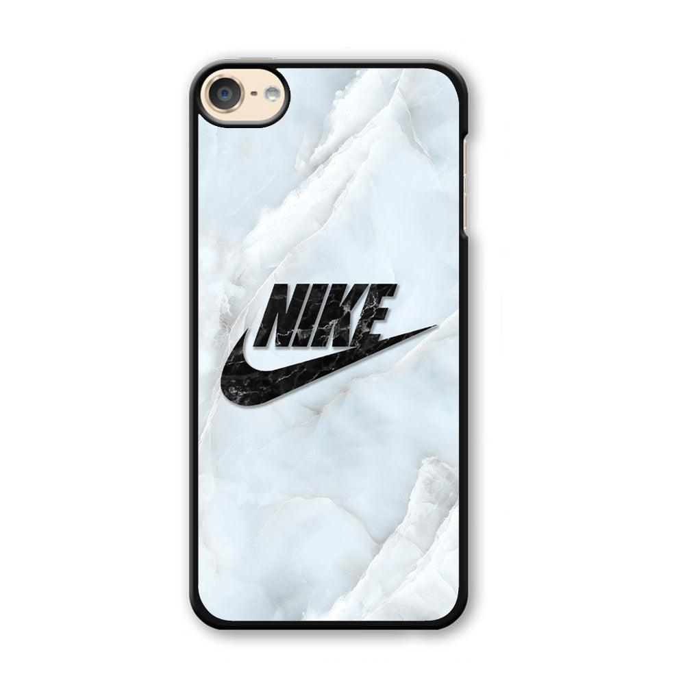 Nike Black Pearl on Shell iPod Touch 6 Case-Plastic Black (2D Case)-Oxvistore