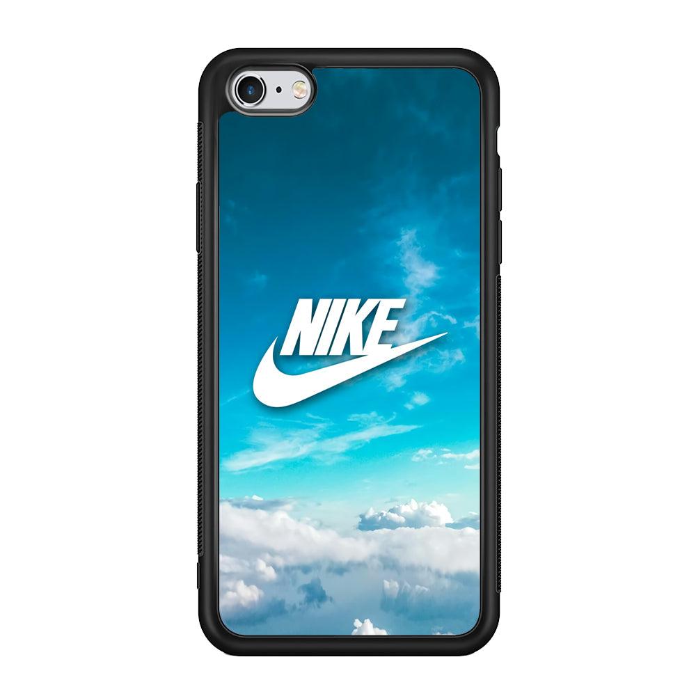 Nike Bluish Cloudy iPhone 6 Plus | 6s Plus Case-Rubber Black (2D Case)-Oxvistore