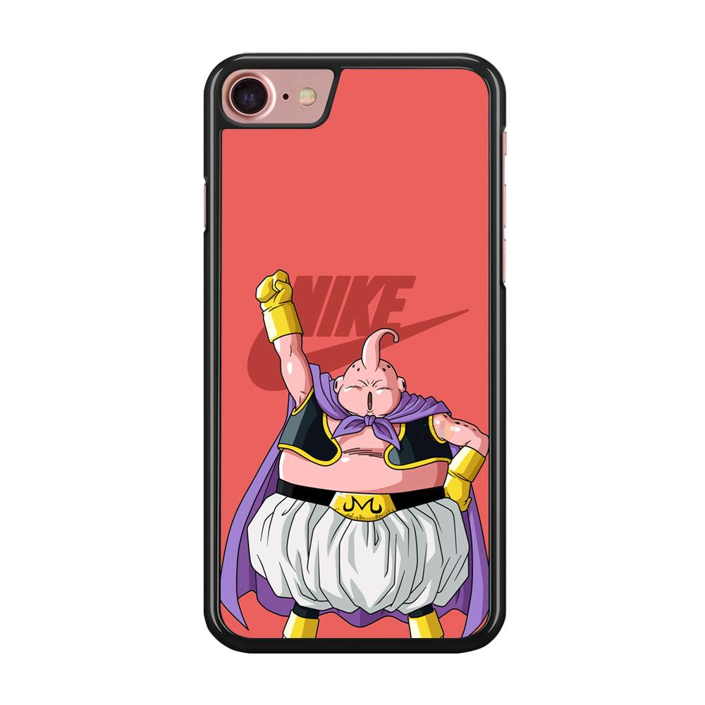 Nike Boo Pink iPhone 8 Case-Rubber Black (2D Case)-Oxvistore