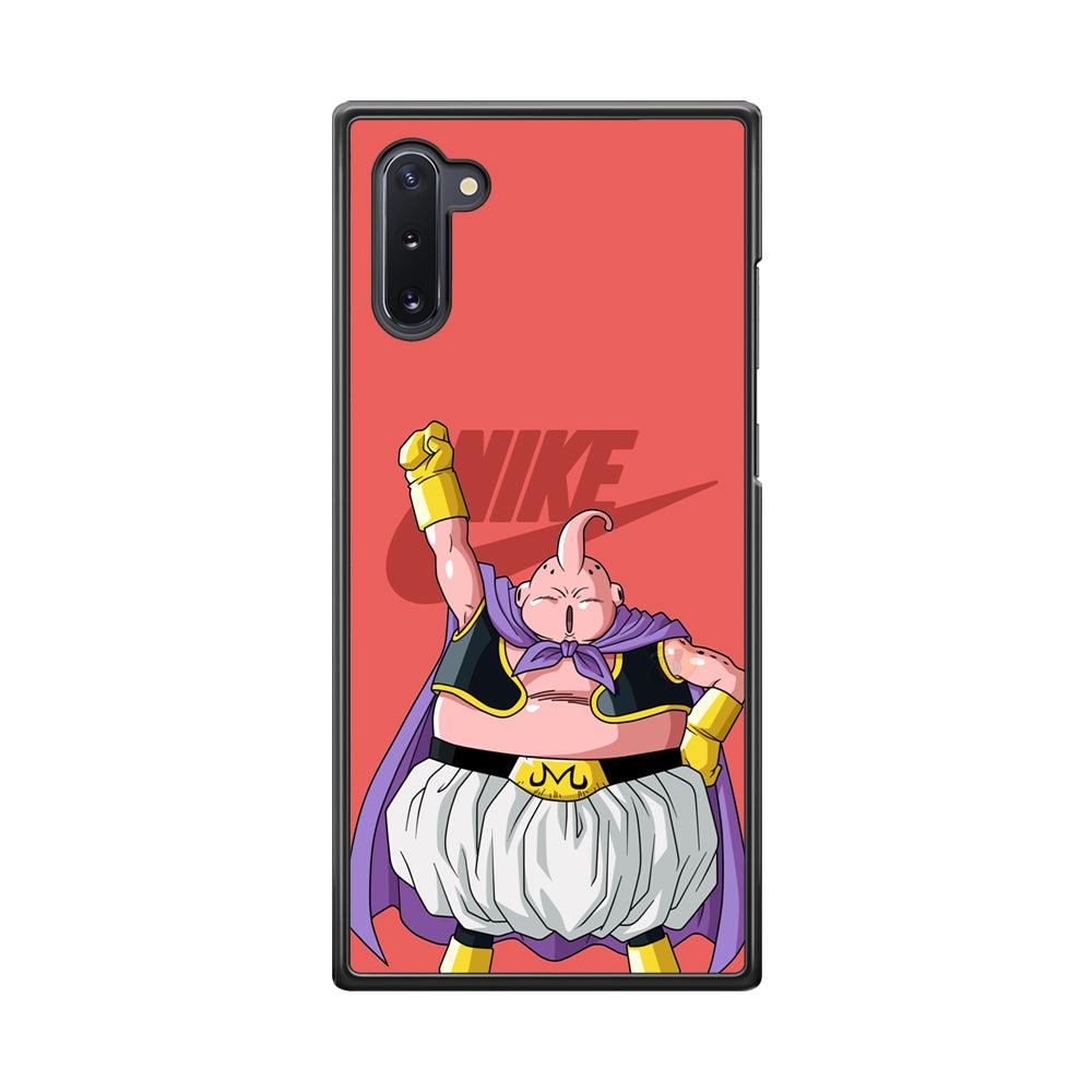 Nike Boo Pink Samsung Galaxy Note 10 Case-Rubber Black (2D Case)-Oxvistore