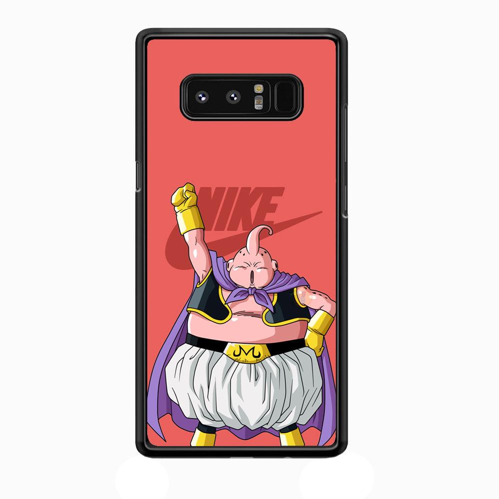 Nike Boo Pink Samsung Galaxy Note 8 Case-Rubber Black (2D Case)-Oxvistore