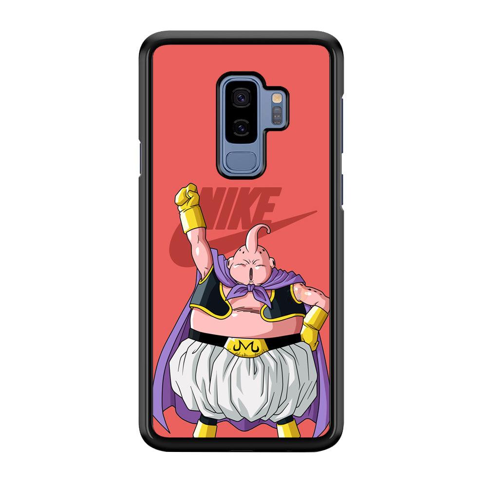Nike Boo Pink Samsung Galaxy S9 Plus Case-Rubber Black (2D Case)-Oxvistore