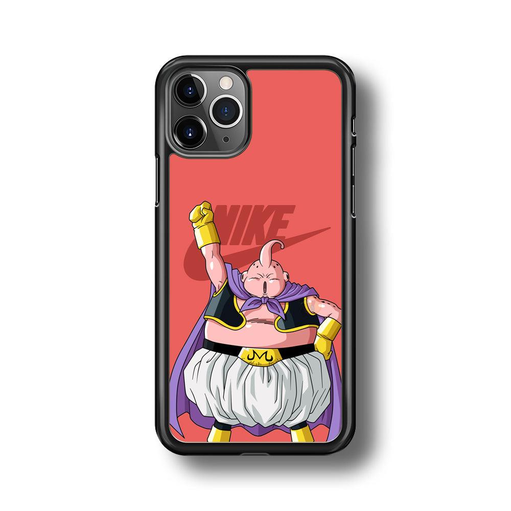 Nike Boo Pink iPhone 11 Pro Max Case-Rubber Black (2D Case)-Oxvistore