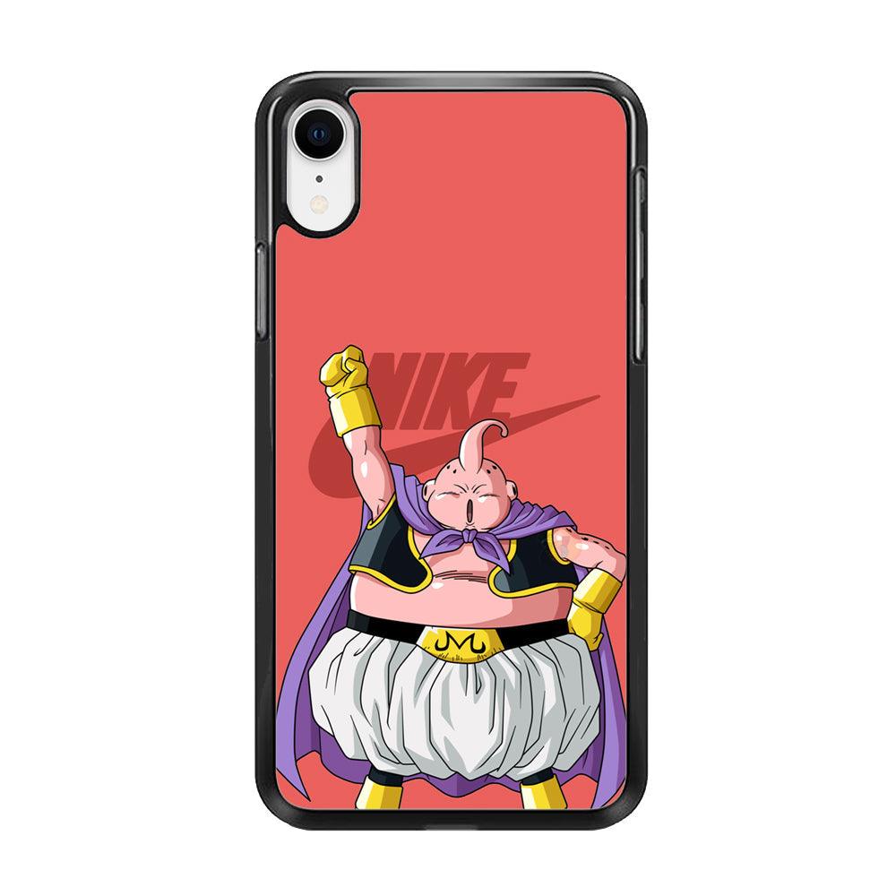 Nike Boo Pink iPhone XR Case-Rubber Black (2D Case)-Oxvistore