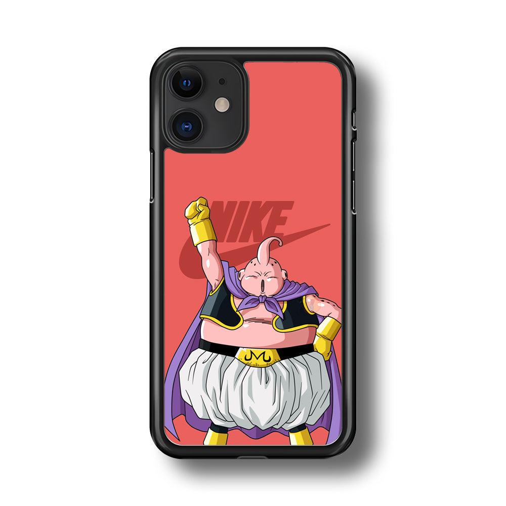 Nike Boo Pink iPhone 11 Case-Rubber Black (2D Case)-Oxvistore