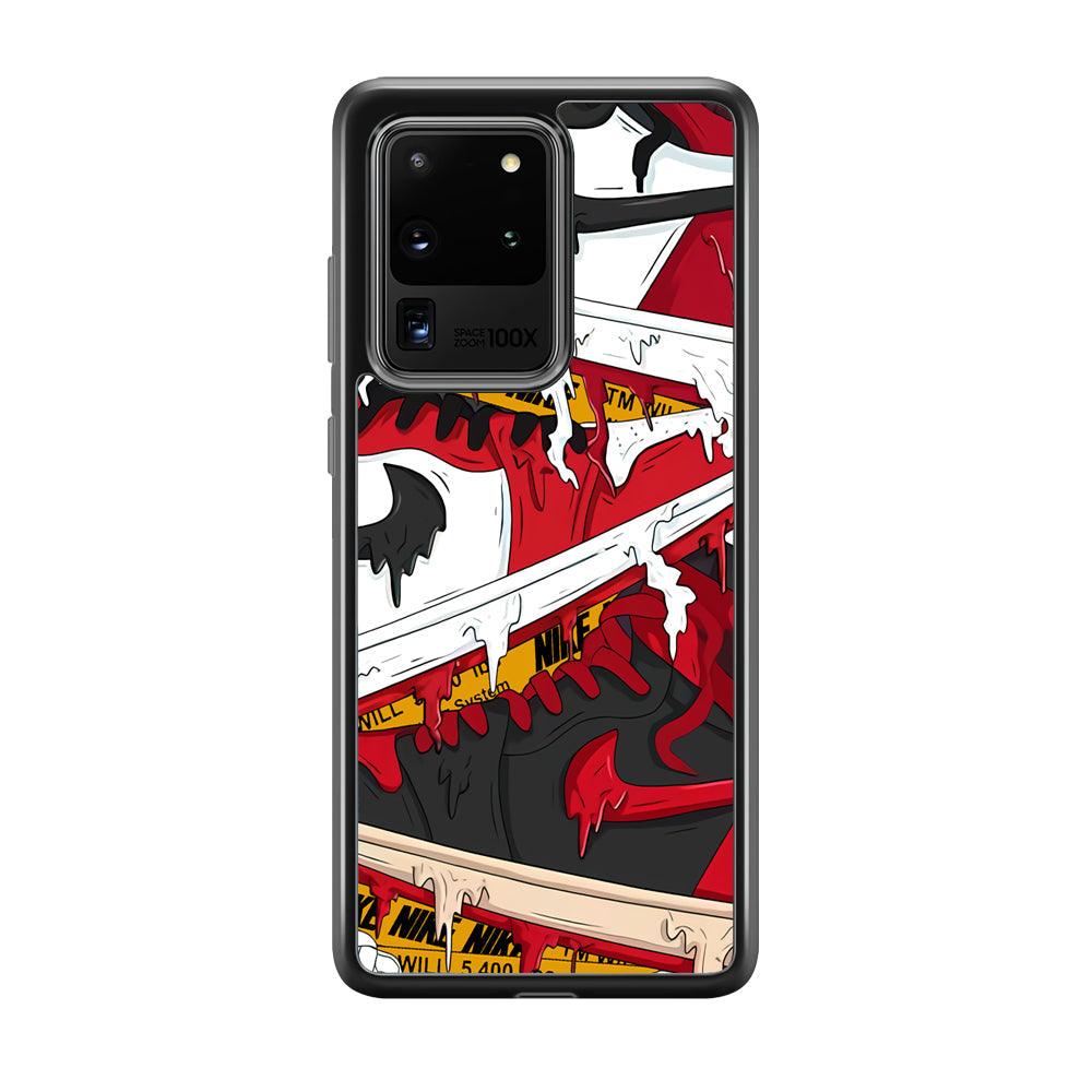 Nike Break The Limit Samsung Galaxy S20 Ultra Case-Rubber Black (2D Case)-Oxvistore