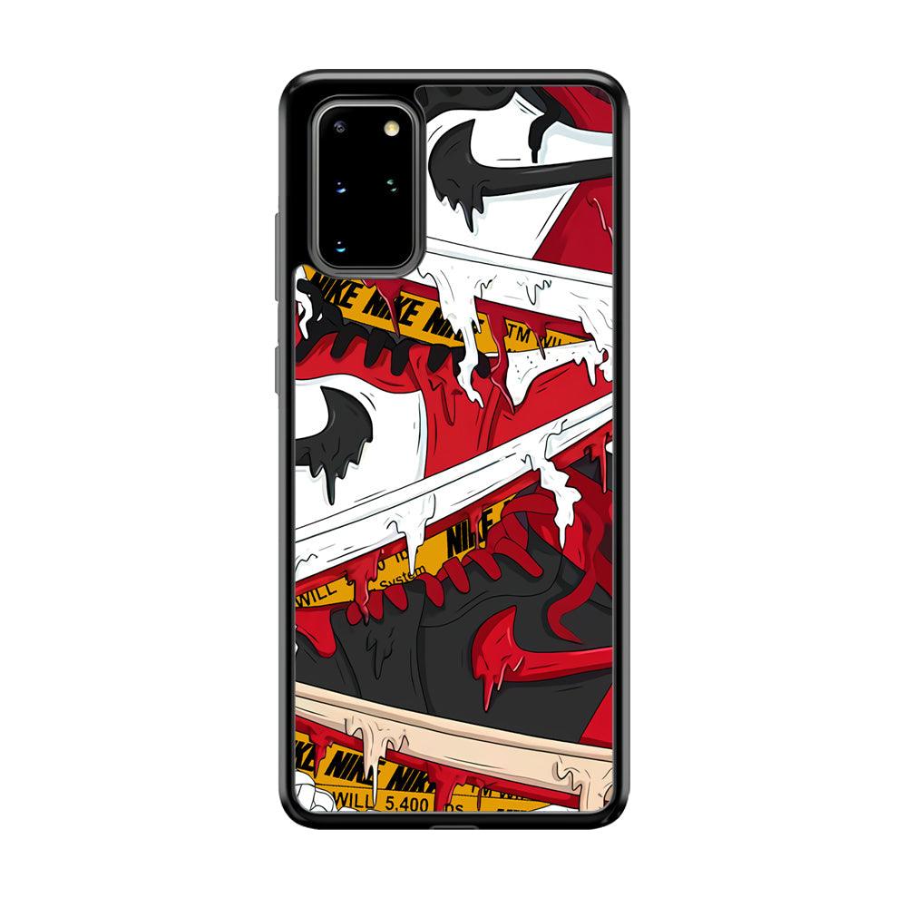 Nike Break The Limit Samsung Galaxy S20 Plus Case-Rubber Black (2D Case)-Oxvistore