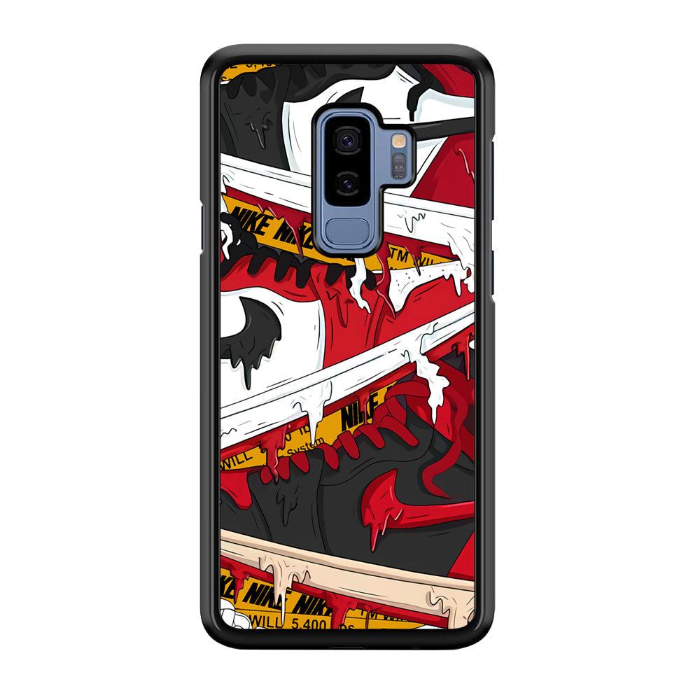 Nike Break The Limit Samsung Galaxy S9 Plus Case-Rubber Black (2D Case)-Oxvistore