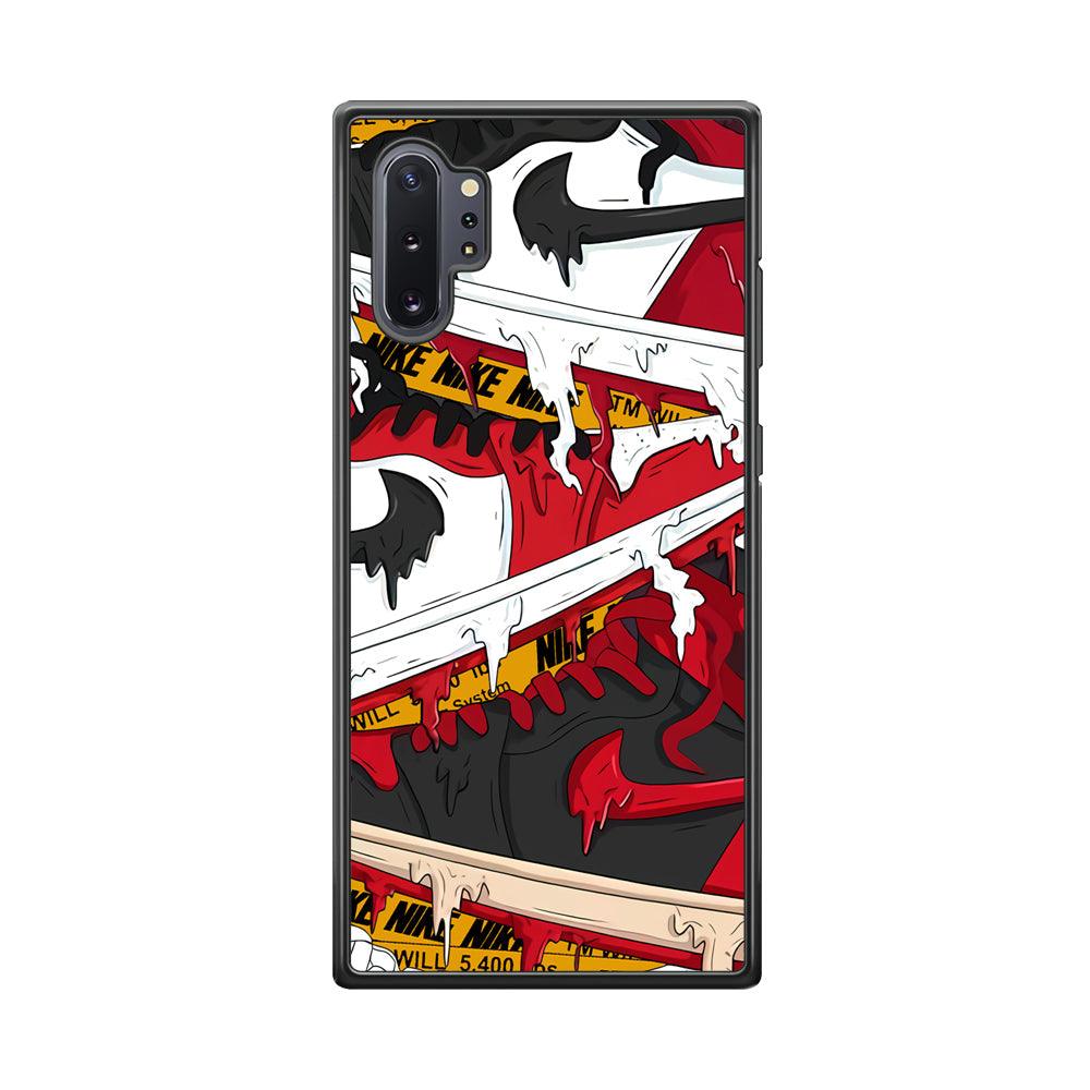 Nike Break The Limit Samsung Galaxy Note 10 Plus Case-Rubber Black (2D Case)-Oxvistore