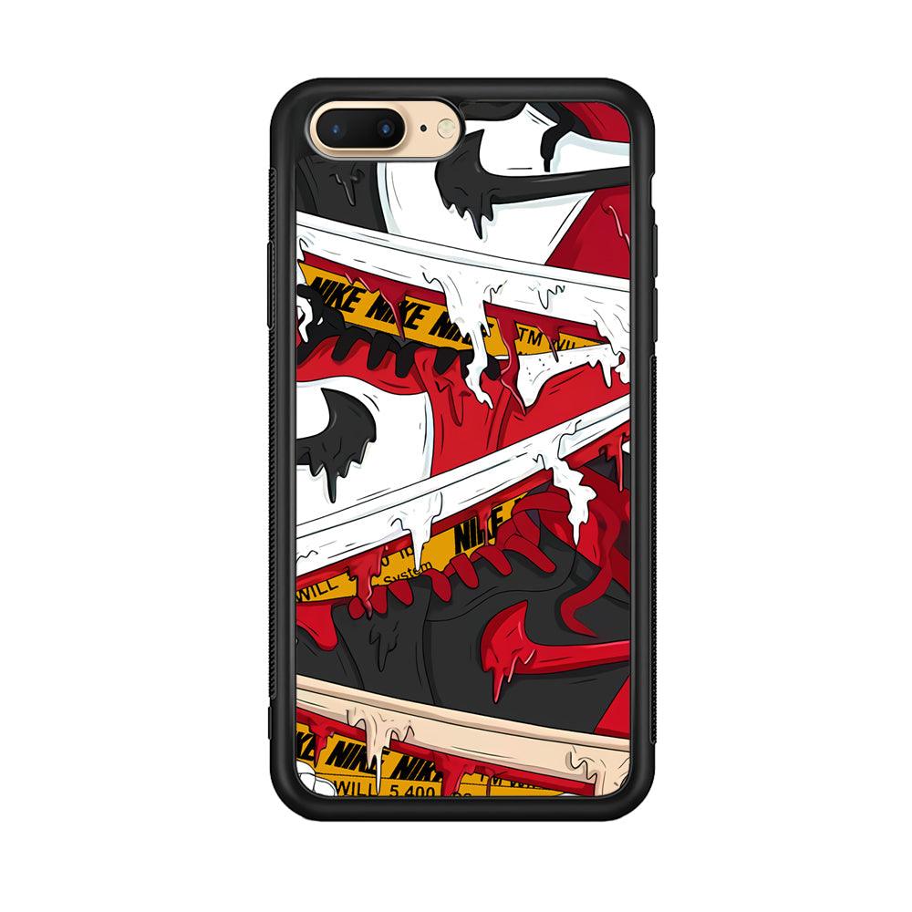 Nike Break The Limit iPhone 7 Plus Case-Rubber Black (2D Case)-Oxvistore