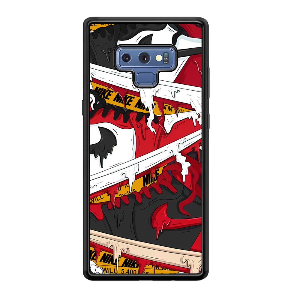 Nike Break The Limit Samsung Galaxy Note 9 Case-Rubber Black (2D Case)-Oxvistore