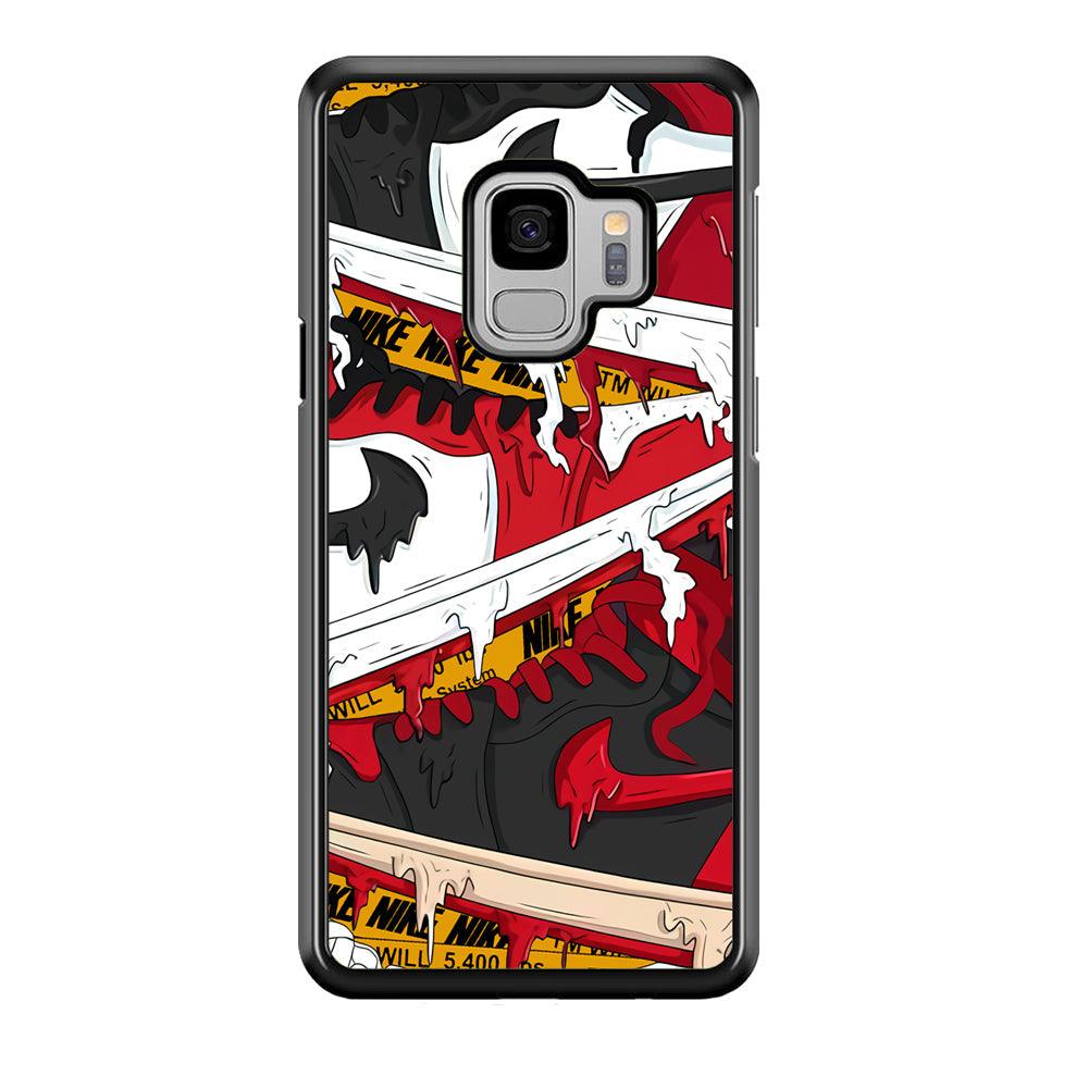 Nike Break The Limit Samsung Galaxy S9 Case-Rubber Black (2D Case)-Oxvistore