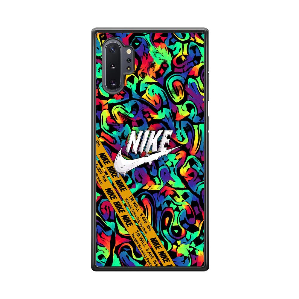 Nike Brushing The Canvas Samsung Galaxy Note 10 Plus Case-Rubber Black (2D Case)-Oxvistore