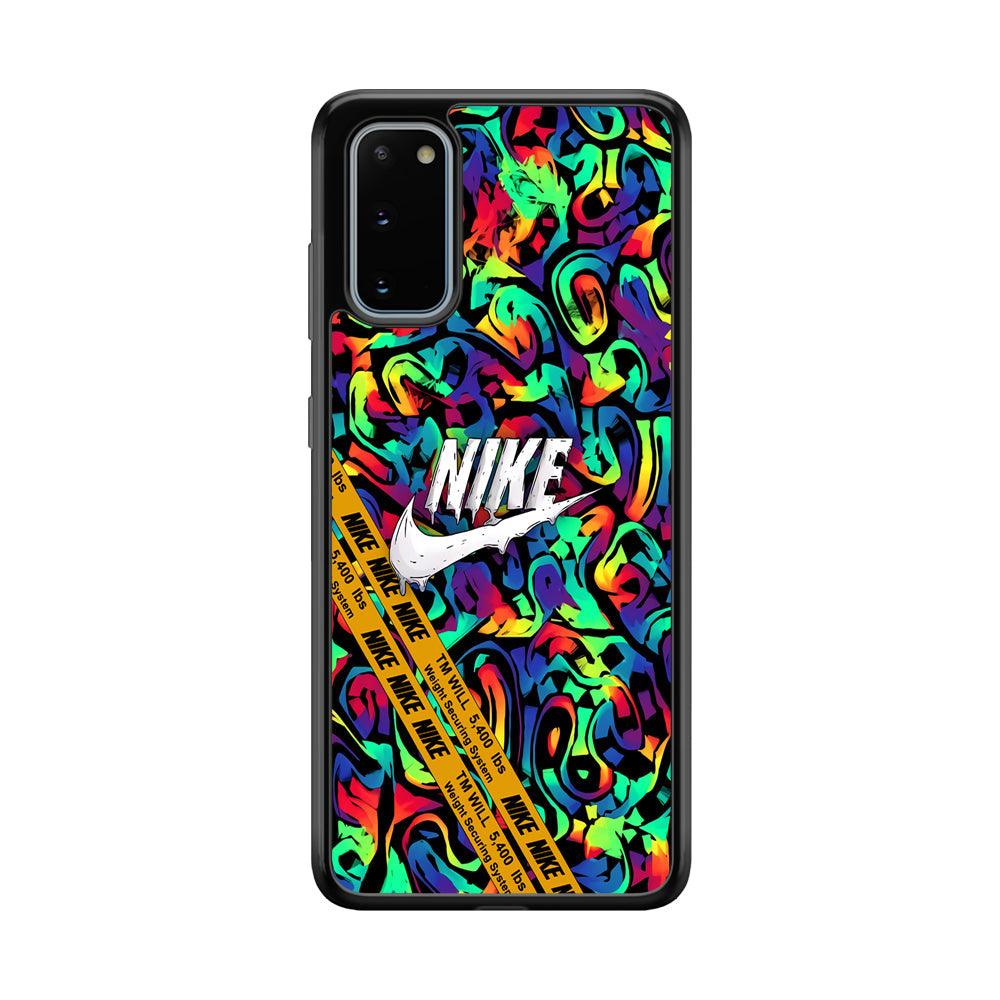 Nike Brushing The Canvas Samsung Galaxy S20 Case-Rubber Black (2D Case)-Oxvistore