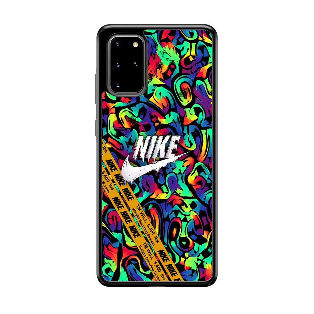 Nike Brushing The Canvas Samsung Galaxy S20 Plus Case-Rubber Black (2D Case)-Oxvistore