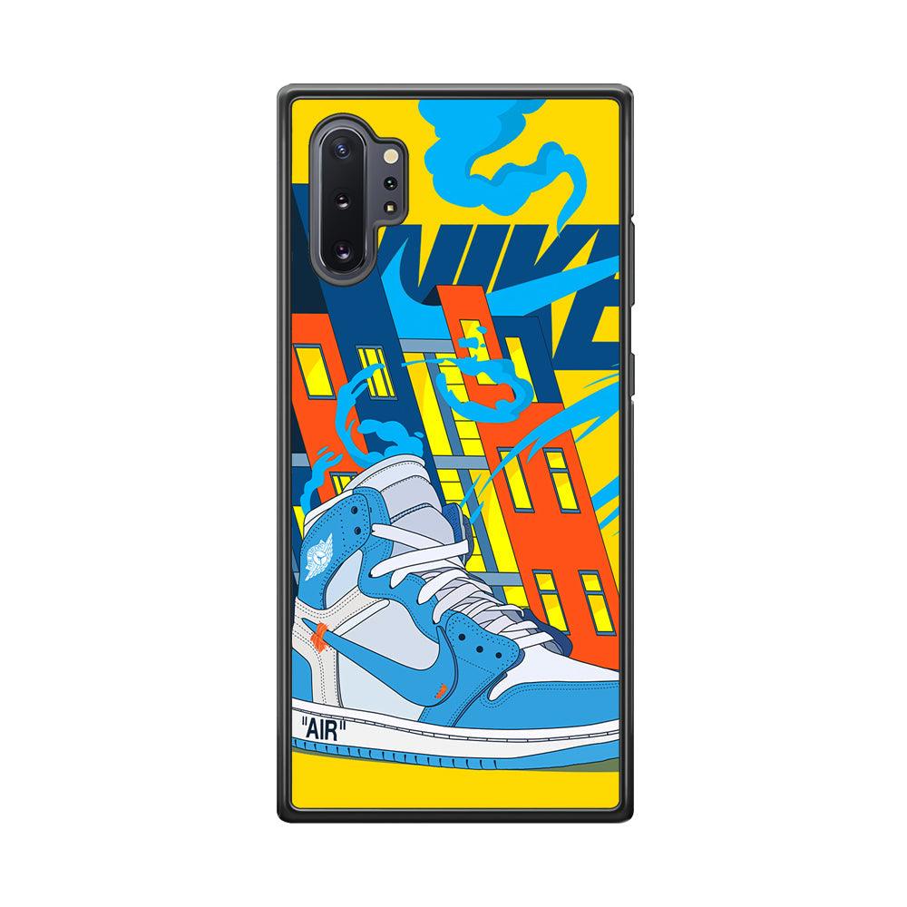 Nike Building of Style Samsung Galaxy Note 10 Plus Case-Rubber Black (2D Case)-Oxvistore
