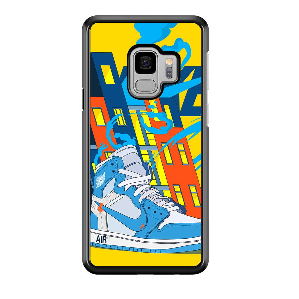 Nike Building of Style Samsung Galaxy S9 Case-Rubber Black (2D Case)-Oxvistore