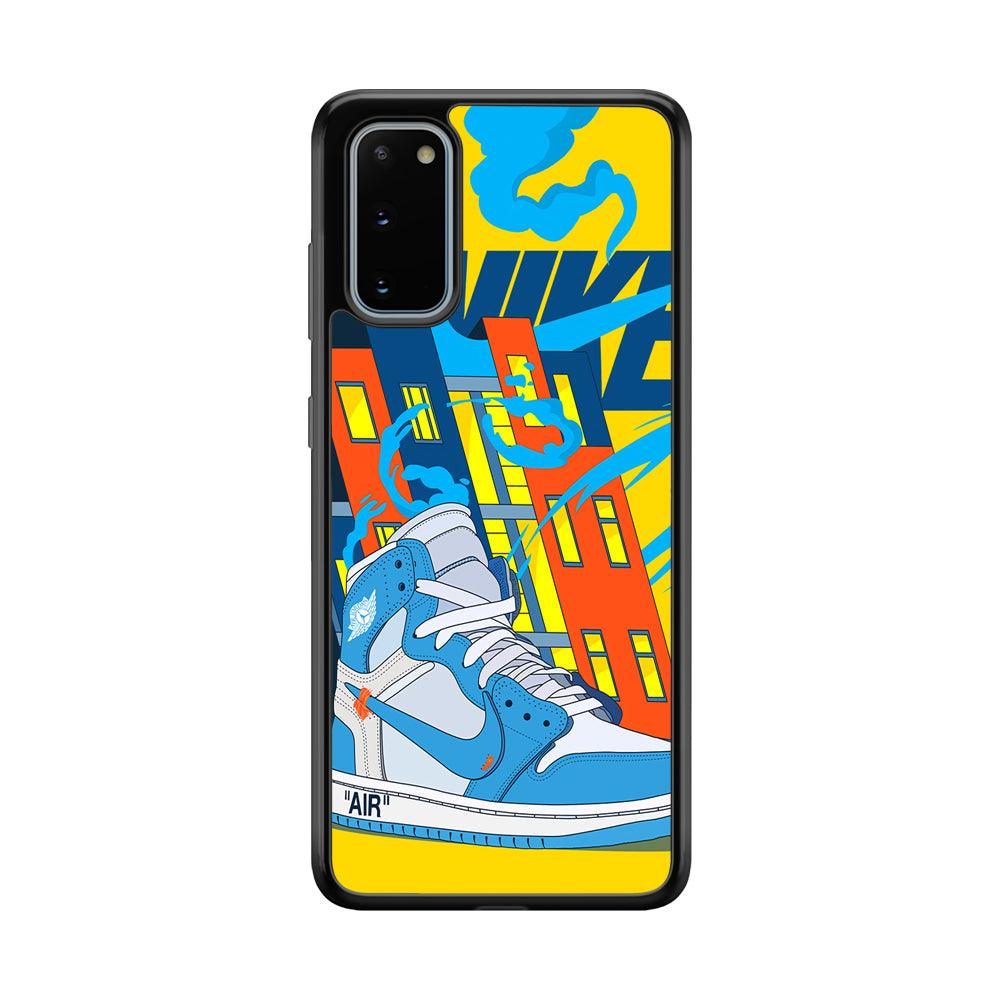 Nike Building of Style Samsung Galaxy S20 Case-Rubber Black (2D Case)-Oxvistore