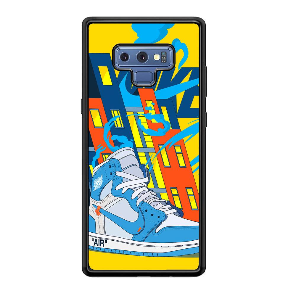 Nike Building of Style Samsung Galaxy Note 9 Case-Rubber Black (2D Case)-Oxvistore