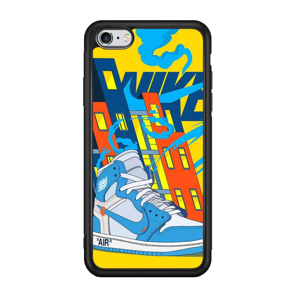 Nike Building of Style iPhone 6 Plus | 6s Plus Case-Rubber Black (2D Case)-Oxvistore