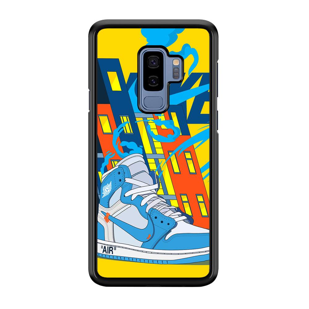 Nike Building of Style Samsung Galaxy S9 Plus Case-Rubber Black (2D Case)-Oxvistore