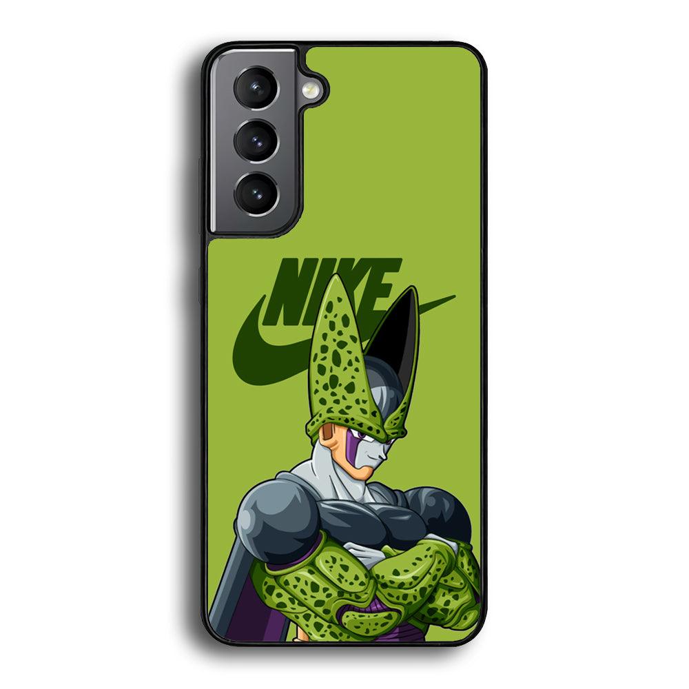 Nike Cell Green Samsung Galaxy S22 Plus Case-Rubber Black (2D Case)-Oxvistore