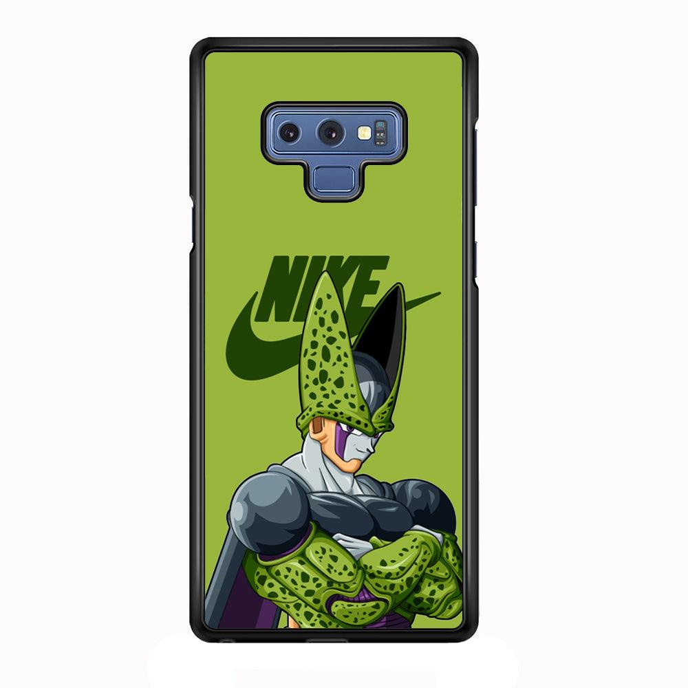 Nike Cell Green Samsung Galaxy Note 9 Case-Rubber Black (2D Case)-Oxvistore