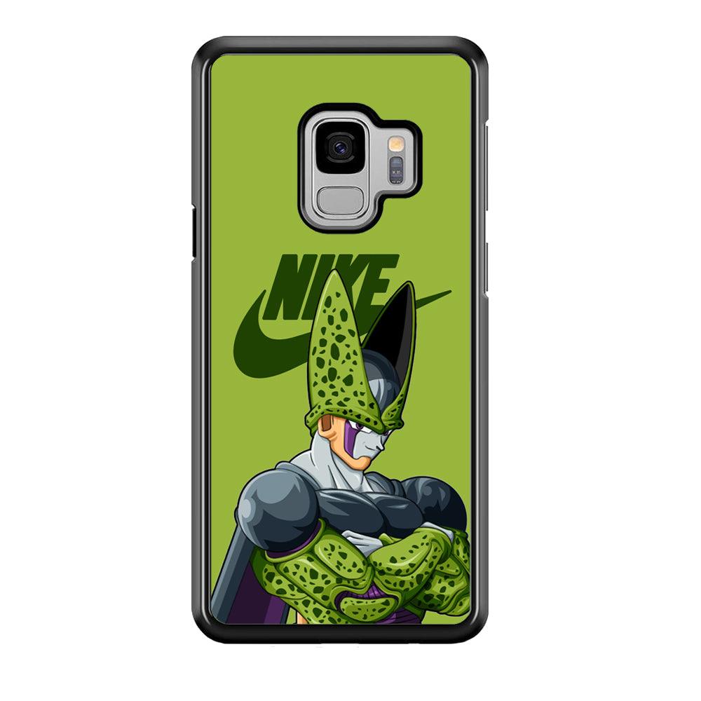 Nike Cell Green Samsung Galaxy S9 Case-Rubber Black (2D Case)-Oxvistore