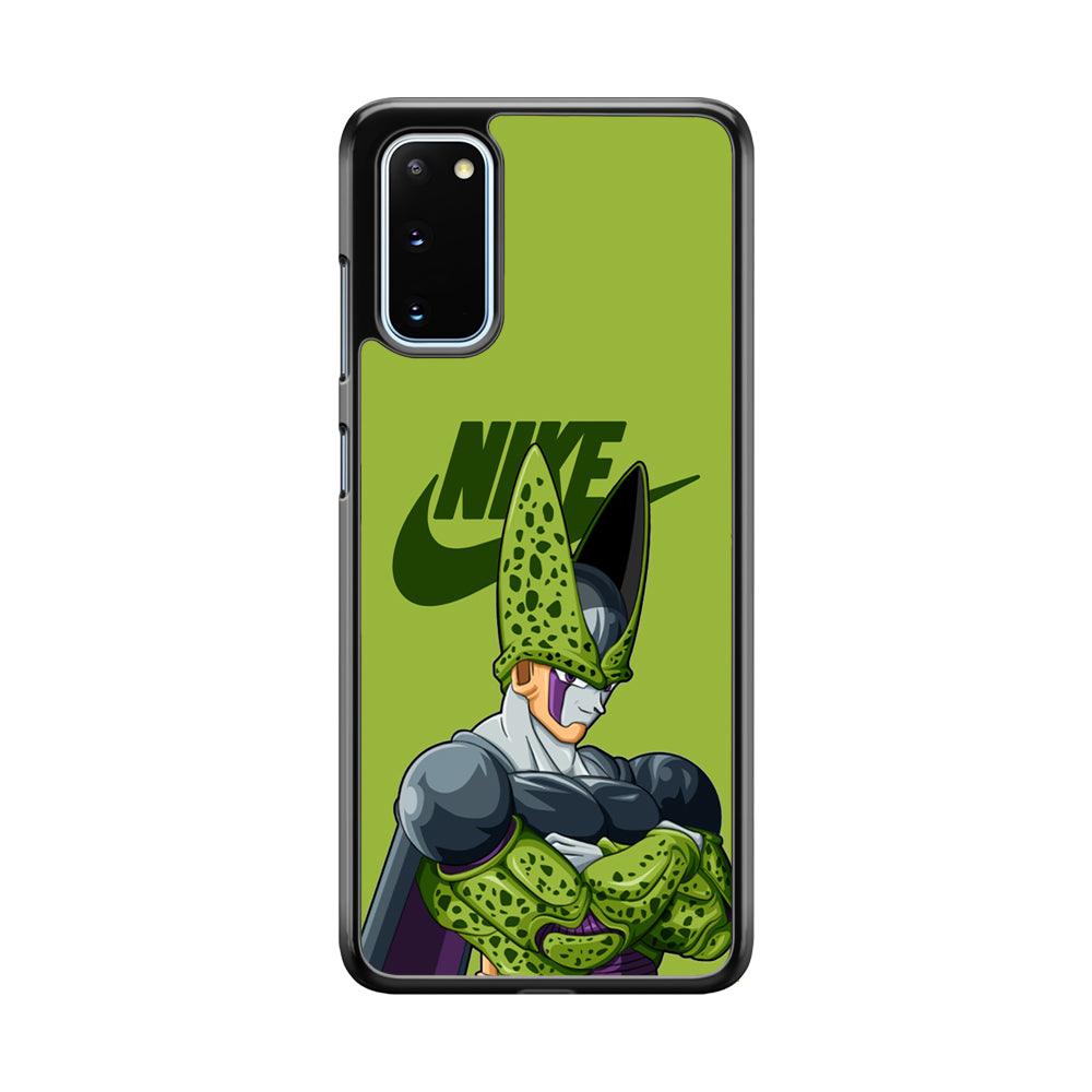 Nike Cell Green Samsung Galaxy S20 Case-Rubber Black (2D Case)-Oxvistore