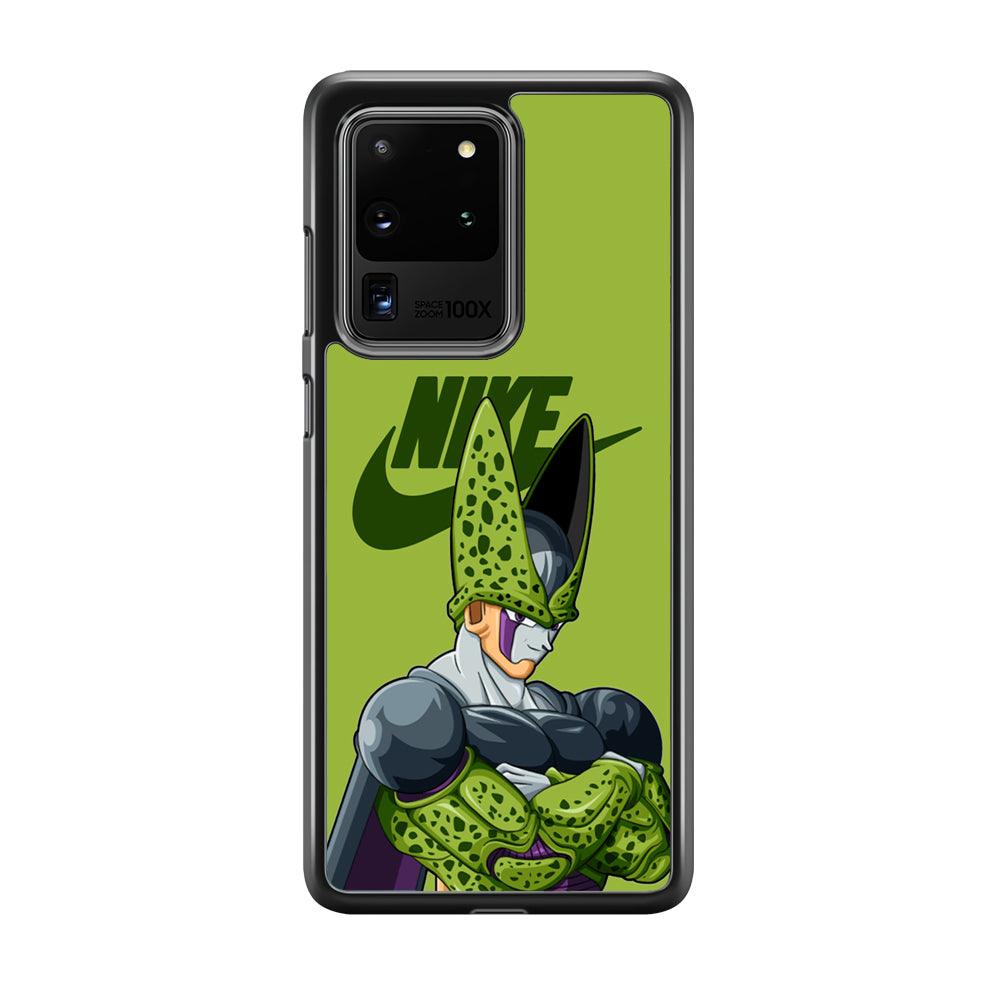Nike Cell Green Samsung Galaxy S20 Ultra Case-Rubber Black (2D Case)-Oxvistore