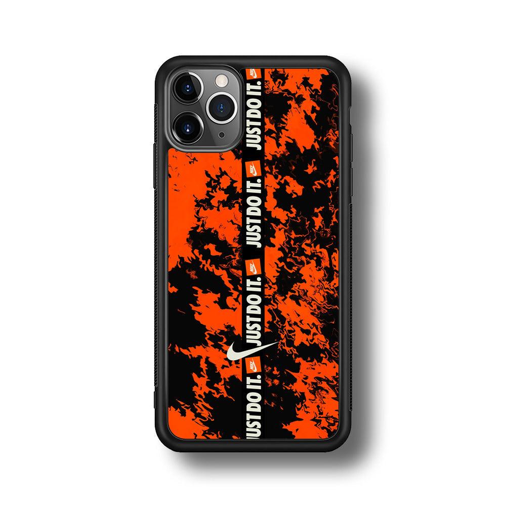 Nike Center of Alteration iPhone 11 Pro Case-Rubber Black (2D Case)-Oxvistore