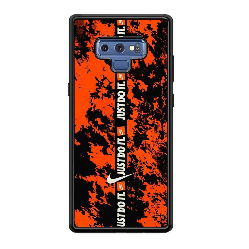 Nike Center of Alteration Samsung Galaxy Note 9 Case-Rubber Black (2D Case)-Oxvistore