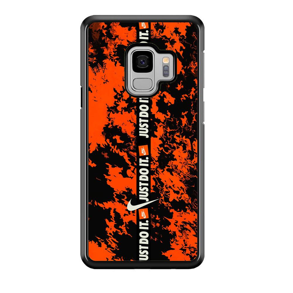Nike Center of Alteration Samsung Galaxy S9 Case-Rubber Black (2D Case)-Oxvistore