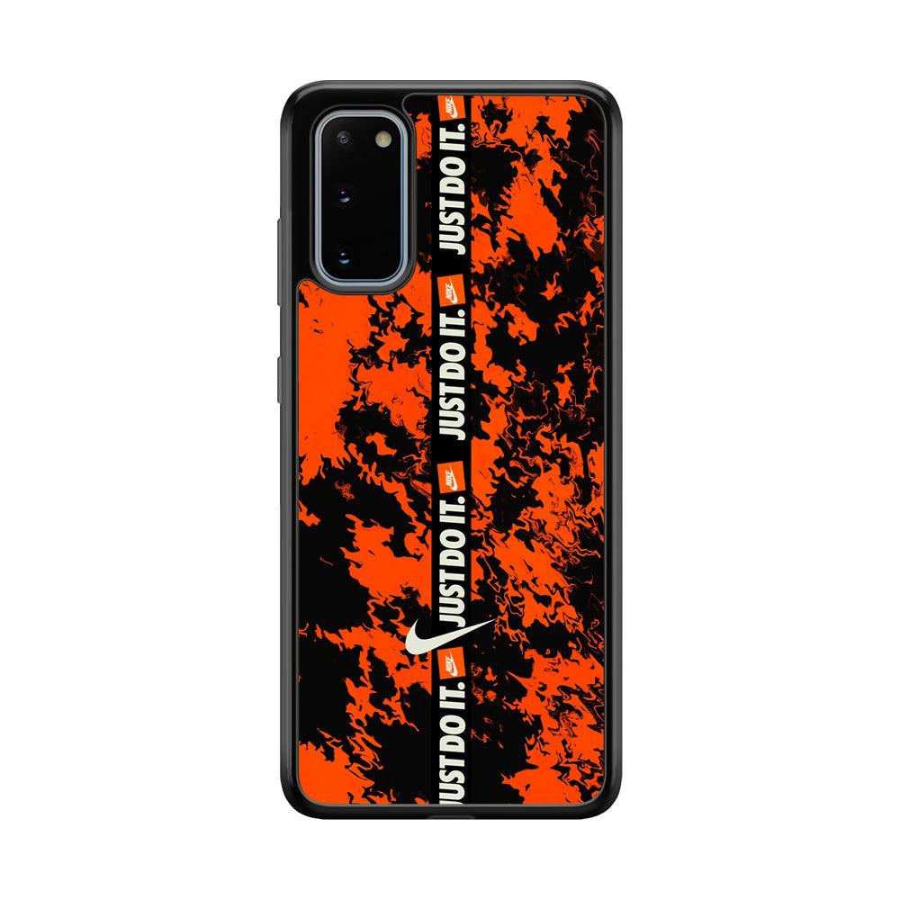 Nike Center of Alteration Samsung Galaxy S20 Case-Rubber Black (2D Case)-Oxvistore