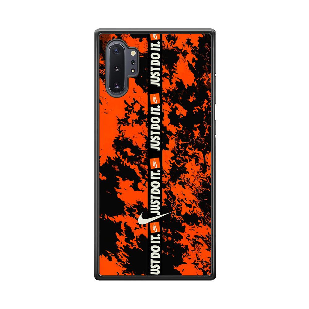 Nike Center of Alteration Samsung Galaxy Note 10 Plus Case-Rubber Black (2D Case)-Oxvistore