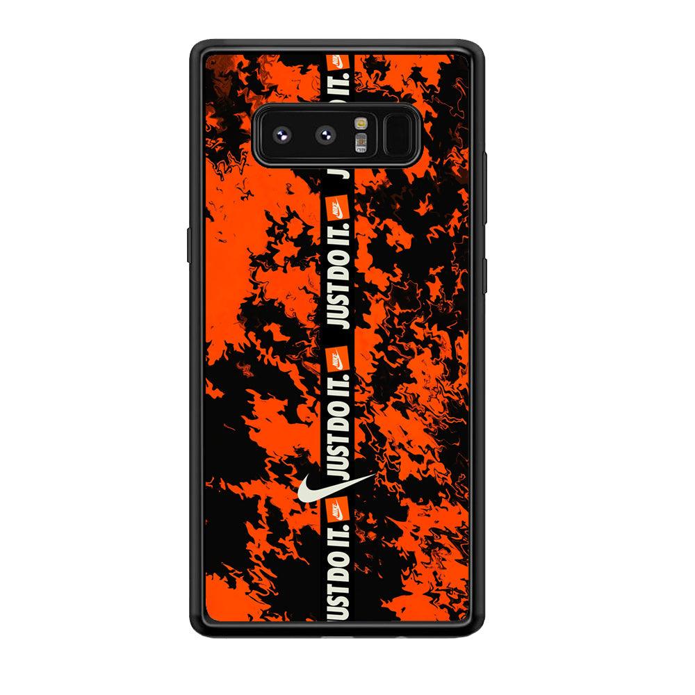 Nike Center of Alteration Samsung Galaxy Note 8 Case-Rubber Black (2D Case)-Oxvistore