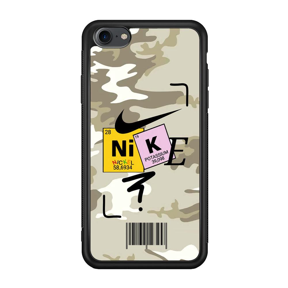 Nike Chemical Formula iPhone 7 Case-Rubber Black (2D Case)-Oxvistore