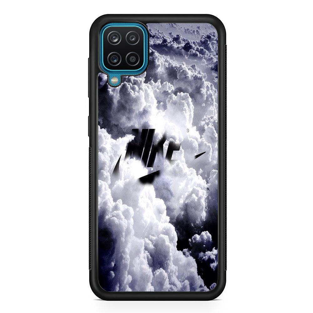 Nike Cool Samsung Galaxy A12 Case-Rubber Black (2D Case)-Oxvistore