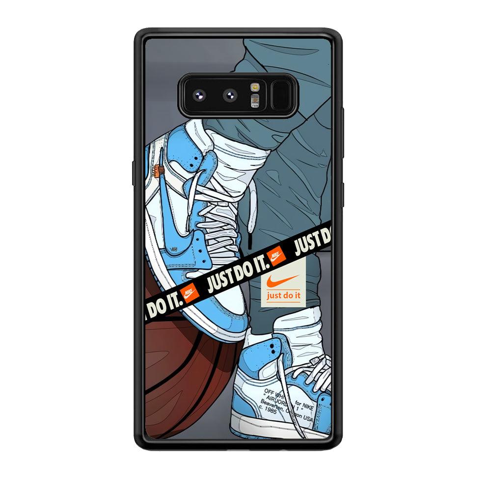 Nike Defining The Finest Samsung Galaxy Note 8 Case-Rubber Black (2D Case)-Oxvistore