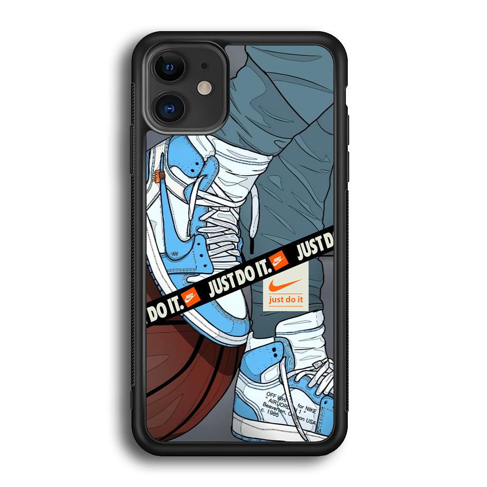 Nike Defining The Finest iPhone 12 Case-Rubber Black (2D Case)-Oxvistore