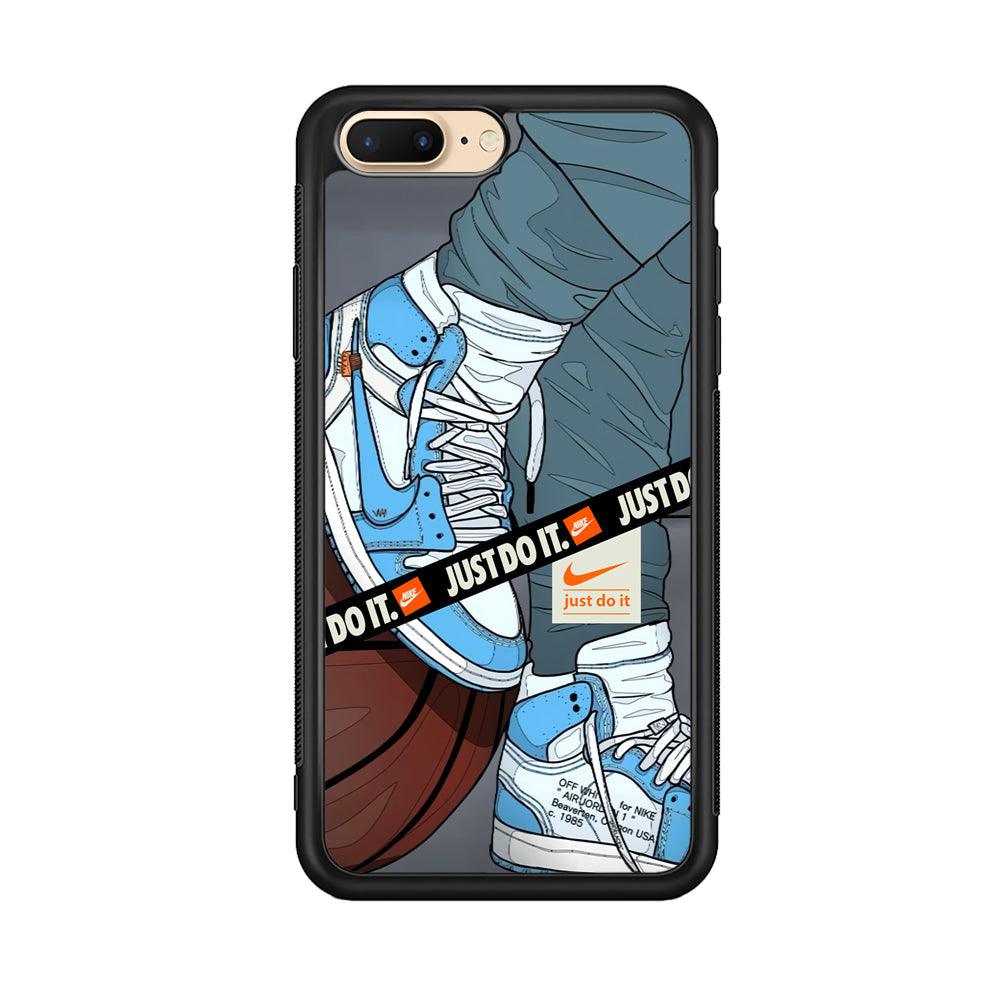 Nike Defining The Finest iPhone 8 Plus Case-Rubber Black (2D Case)-Oxvistore
