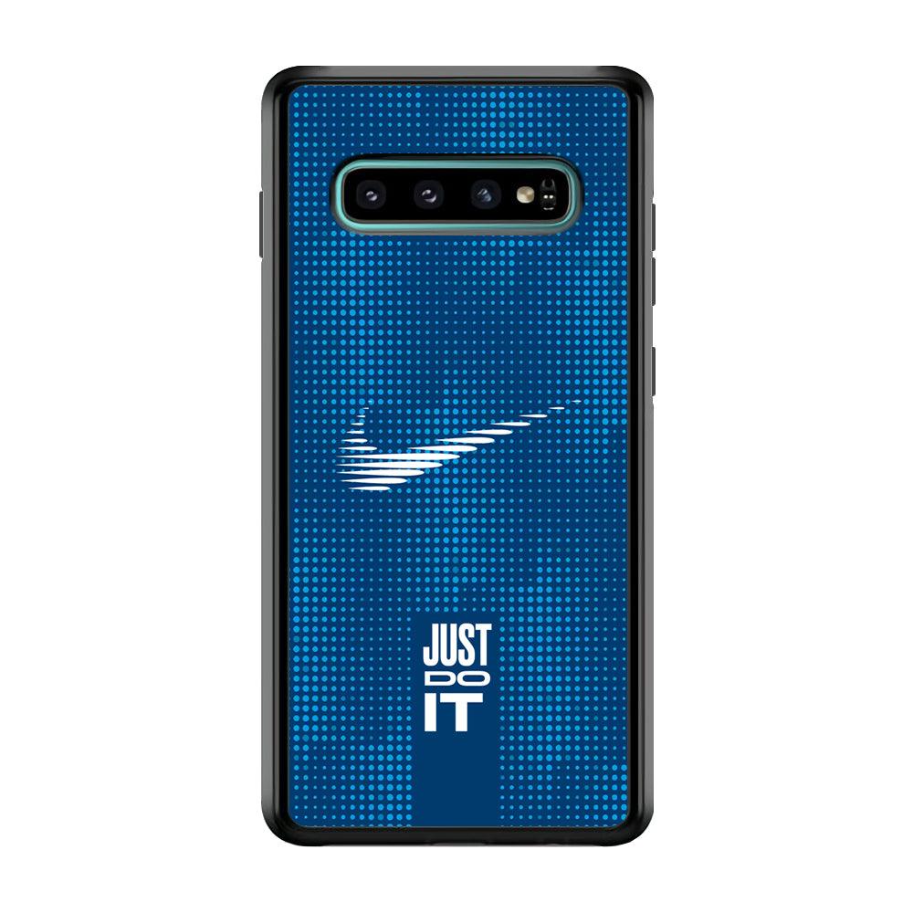 Nike Fast and Precise Samsung Galaxy S10 Case-Rubber Black (2D Case)-Oxvistore