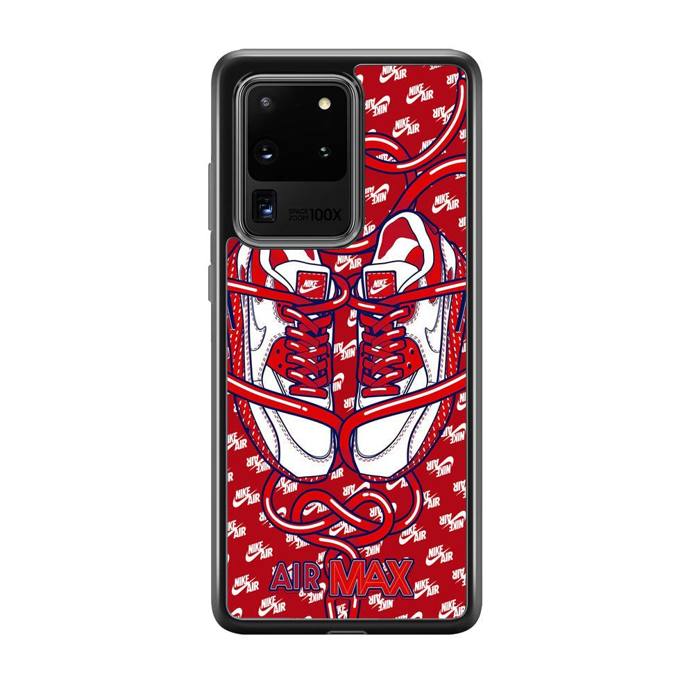Nike Filled Up The Passion Samsung Galaxy S20 Ultra Case-Rubber Black (2D Case)-Oxvistore