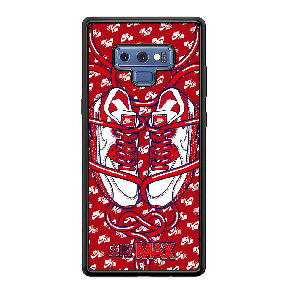 Nike Filled Up The Passion Samsung Galaxy Note 9 Case-Rubber Black (2D Case)-Oxvistore