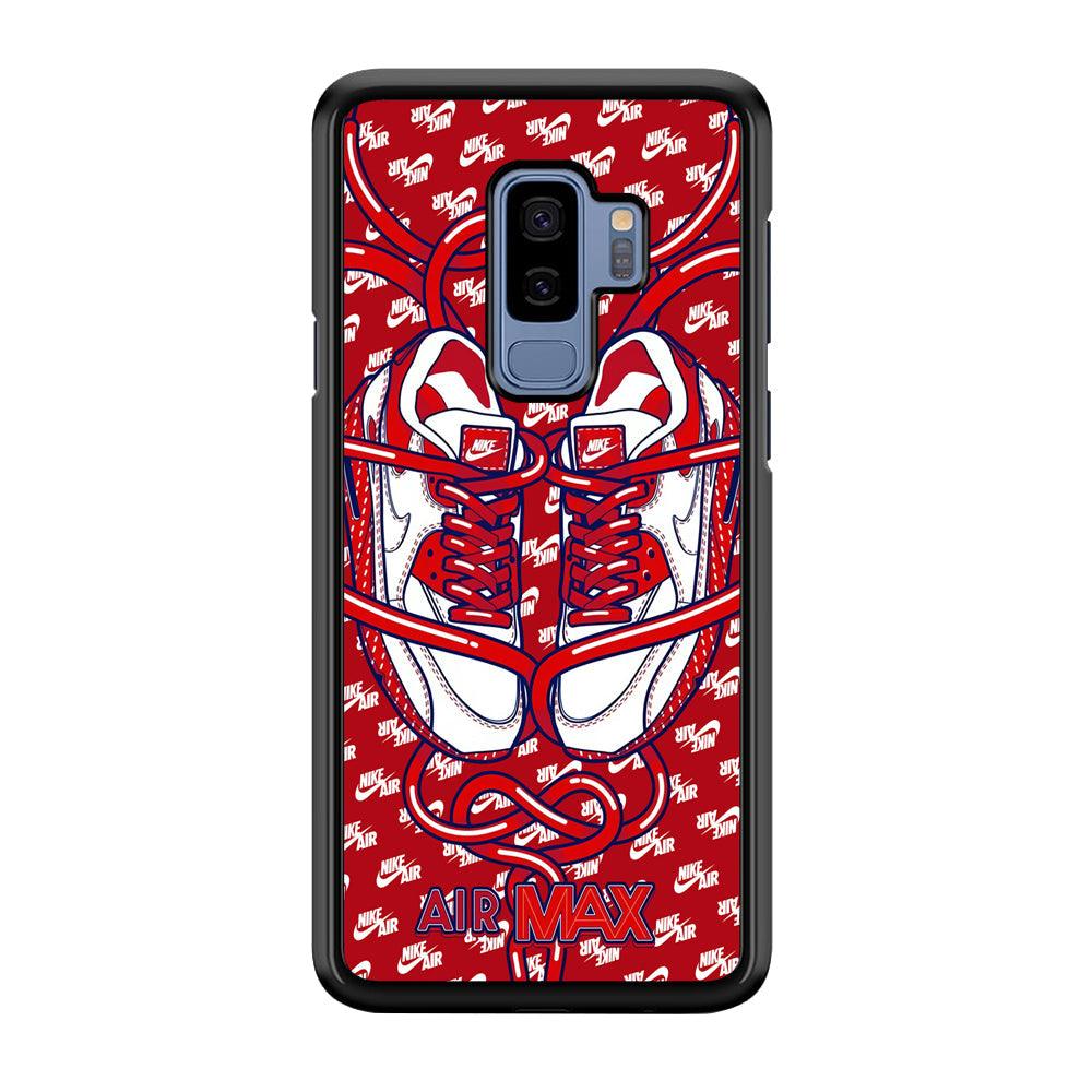 Nike Filled Up The Passion Samsung Galaxy S9 Plus Case-Rubber Black (2D Case)-Oxvistore